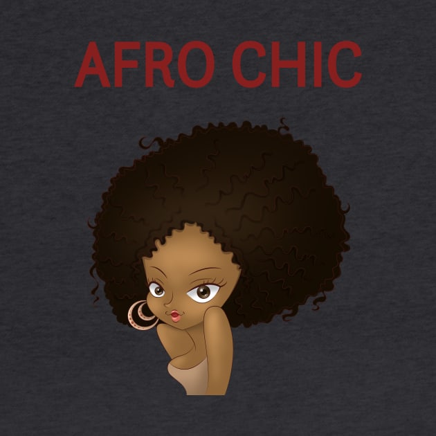 Afro Chic - natural big black curly by papillon